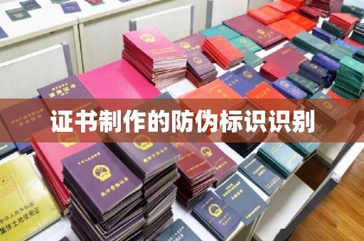 曾都证书制作的防伪标识识别